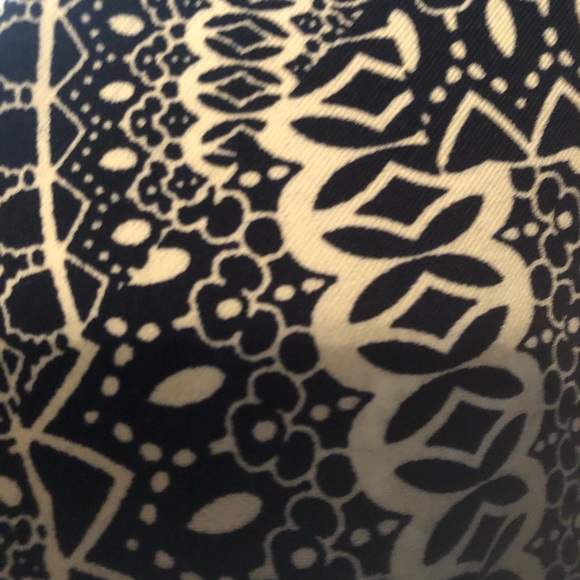 Long light weight jacket, 22W, Navy & White - Picture 4 of 4